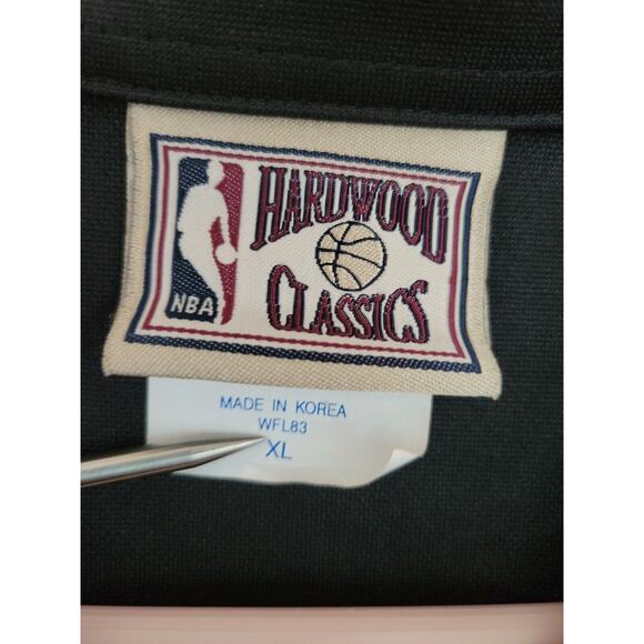 Portland Trailblazers Womens XL Warm Up Button Shirt Hardwood Classics Magnetic - Picture 5 of 10